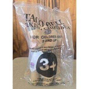 Taco Bell Talking Chihuahua Plush Dog New "You Are Getting Hungry, Very Hungry"